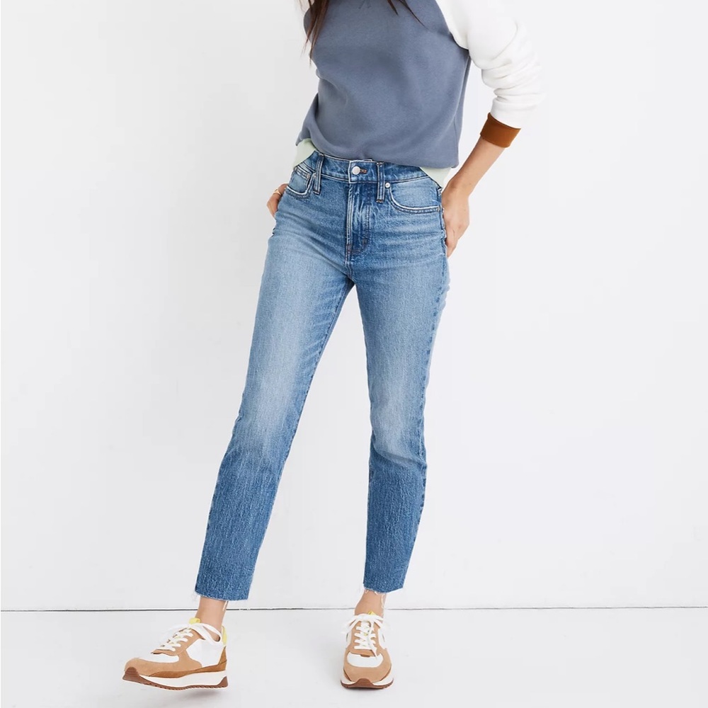 Madewell The Perfect Vintage Jean in Enmore Wash - Raw Hem Edition